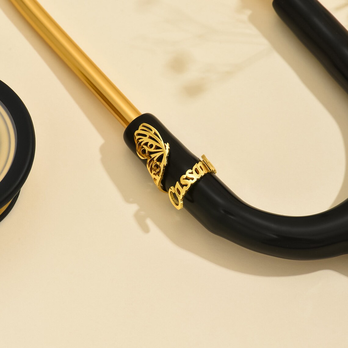 Stethoscope - Stainless Steel Stethoscope Name Tag Personalized