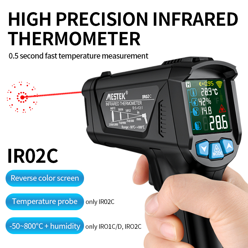 Digital Industrial Infrared Th - Thermometer Digital recension och pris