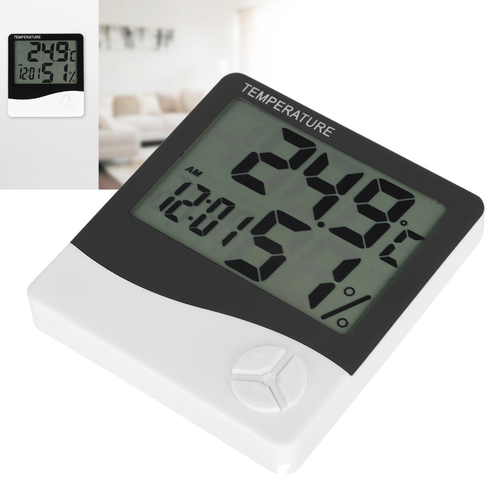 Large Display Screen Indoor Th - Thermometer Digital recension och pris