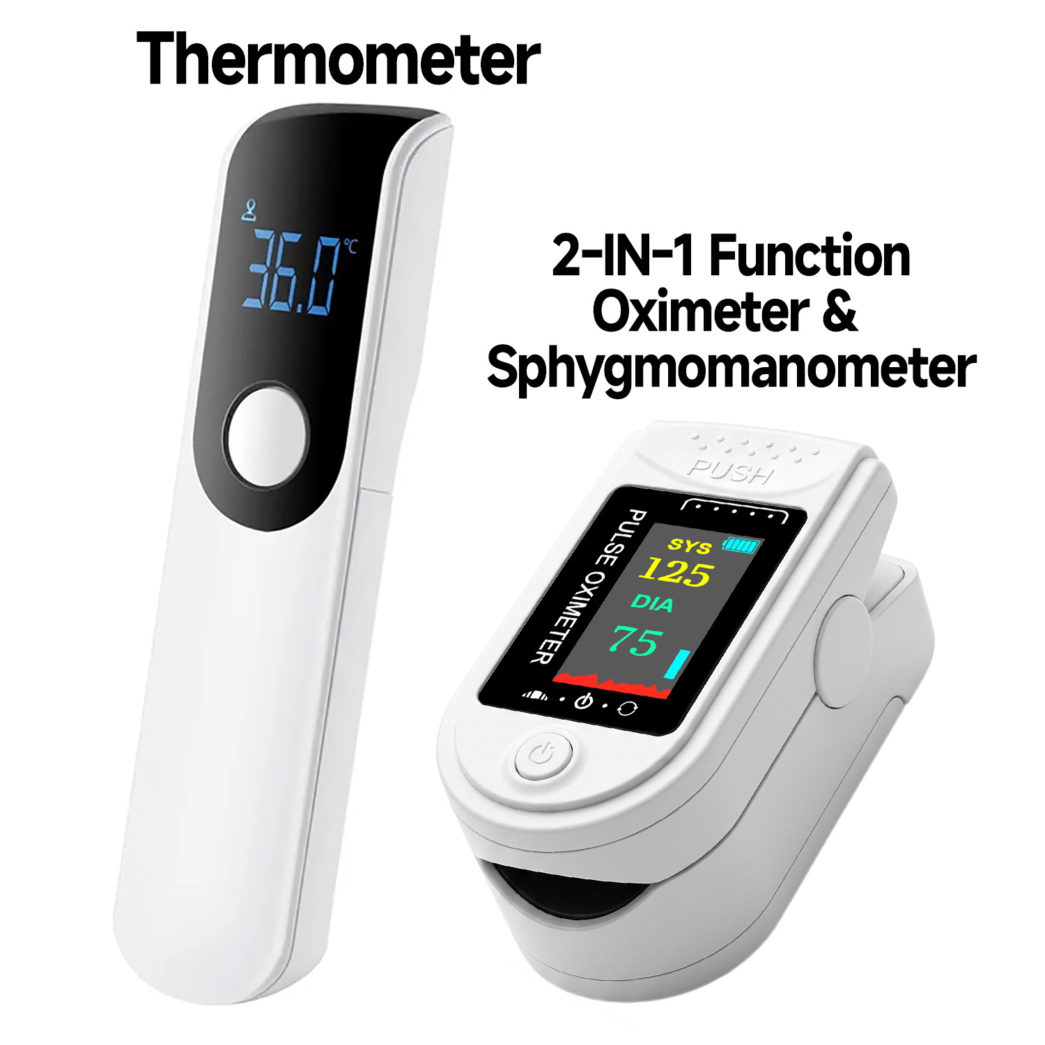 Mini Thermometer Medical Body  - Pulse Oximeter recension och pris