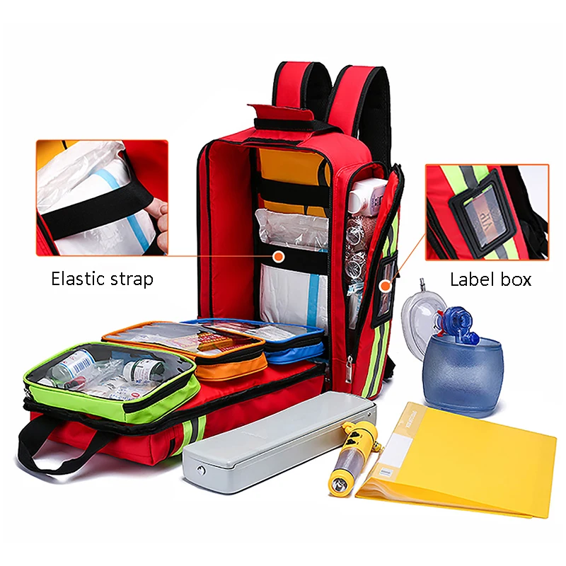 Emergency Rescue Backpacks Lar - First Aid Kit recension och pris
