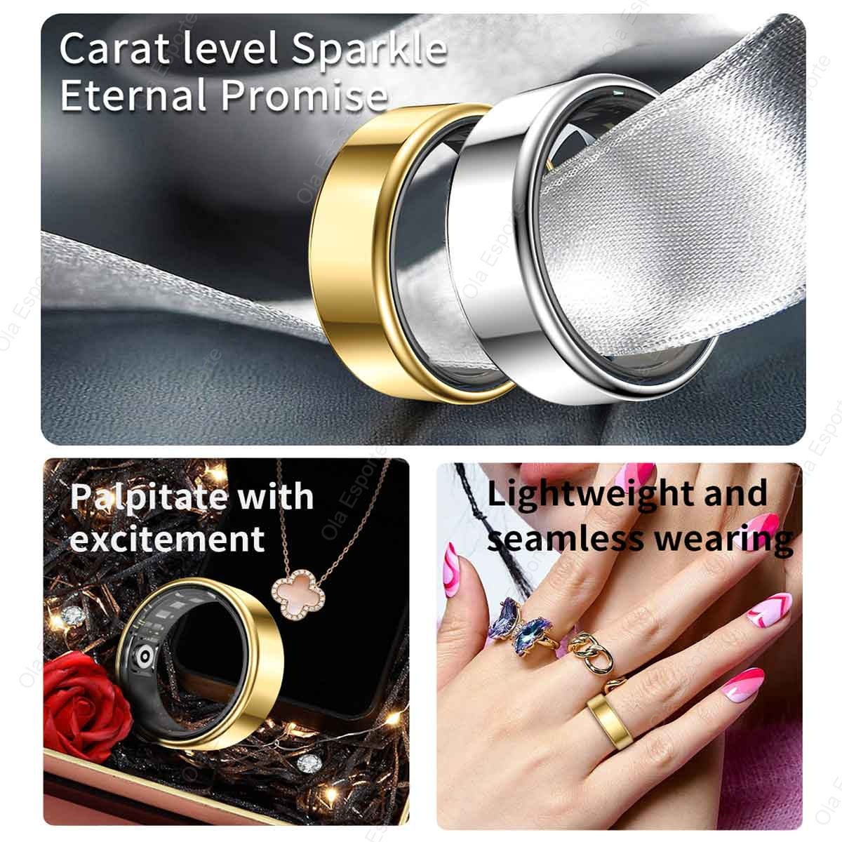 2026 New Smart Ring Men Women, - Blood Pressure Monitor recension och pris